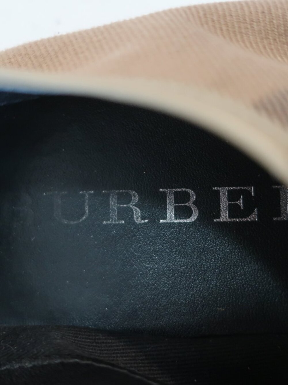 Authentic Burberry Taupe Vintage Housecheck Low-Top Vulcanized Sneakers 38 US/8 - Picture 10 of 15